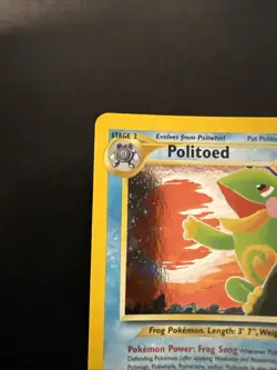 Politoed 8/75 Unlimited Holo Rare WOTC Neo Discovery LP Pokemon TCG Pokemon - Image 5