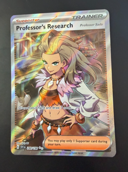 Professor's Research Full Art 240/198 Ultra Rare Scarlet & Violet Pokemon TCG NM - Image 3