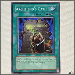 Archfiend's Oath - DCR-092 - Common Unlimited Yugioh - Image 1