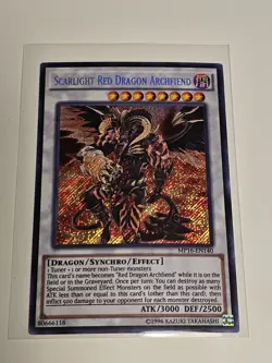 Yugioh - Scarlight Red Dragon Archfiend MP16-EN140 1st Edition Secret Rare NM - Image 1