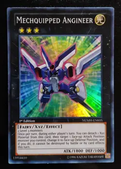 Mechquipped Angineer - NUMH-EN035 - Super Rare - 1st Edition - Yu-Gi-Oh! - Image 1