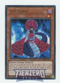 Yugioh D/D Lamia GFP2-EN077 Ultra Rare 1st Edition Near Mint - Image 1