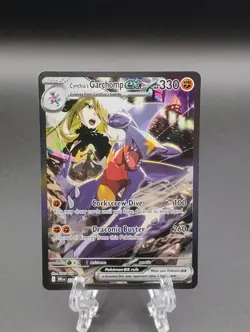 Pokemon TCG Cynthia's Garchomp EX SIR Card 232/182 Destined Rivals Pokemon - Image 3