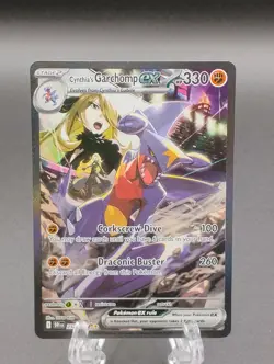 Pokemon TCG Cynthia's Garchomp EX SIR Card 232/182 Destined Rivals Pokemon - Image 4