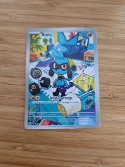 Riolu 215/198SV01 Scarlet & Violet Base Set IR Illustration Rare Card - Image 1