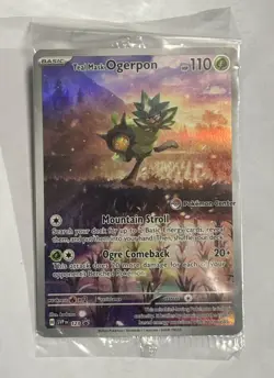 Teal Mask Ogerpon Pokemon Center SV - Scarlet & Violet Promo Card SEALED - Image 3