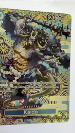 ONE PIECE Card Kaido OP04-044 PAR SR OP-05 Awakening of The New Era Japanese Ver - Image 2