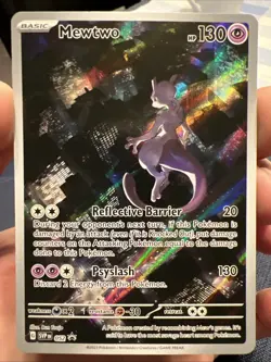 Pokemon Mewtwo 052 Sv: Scarlet & Violet Black Star Promo Card - Image 1