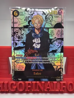 OP13-120 Sabo SEC Manga Rare (Super Alternate Art) One Piece Card Game English - Image 3