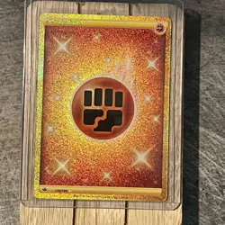 Fighting Energy 233/198 Gold Secret Rare Full Art Chilling Reign Pokemon Card LP - Image 1