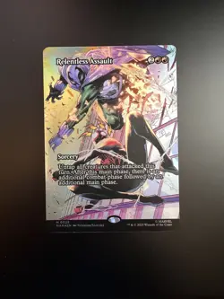 MTG Marvel's Spider-Man English Relentless Assault Borderless 0025 Foil - Image 1