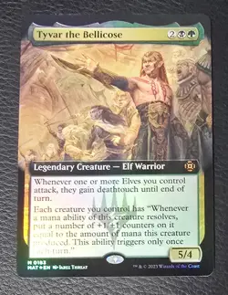 Foil Tyvar the Bellicose (Extended Art) March of the Machine: The Aftermath MTG - Image 1