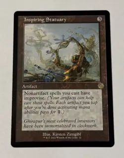MTG Inspiring Statuary - The Brothers’ War Retro Frame Artifacts NM - Image 1
