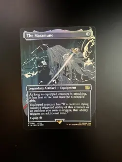 MTG Final Fantasy English The Masamune Borderless 0353 Foil - Image 1