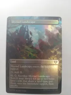 Myriad Landscape (Borderless) Commander Masters Foil - Image 1