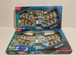 3x Pokemon Crown Zenith Sea and Sky Box Premium Collection Factory Sealed TWO - Image 2