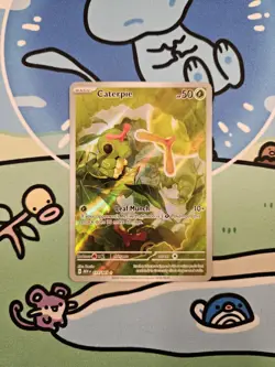 Pokemon TCG: Caterpie Illustration Rare (172/165) Scarlet & Violet: 151 NM - Image 1
