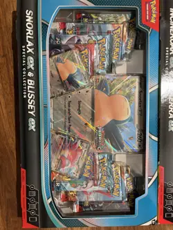 Pokemon TCG Snorlax Blissey Ex + Greninja Kingdra Ex Special Collection Box Lot - Image 2
