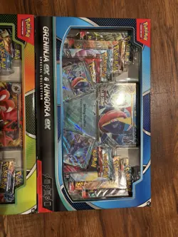Pokemon TCG Snorlax Blissey Ex + Greninja Kingdra Ex Special Collection Box Lot - Image 4