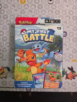 Pokemon - My First Battle Two Mini Starter Decks Charmander & Squirtle SEALED 820650852534 - Image 1