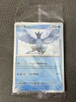 Articuno 032/159 Holiday Calendar 2025 SEALED Stamp Promo Pokemon TCG - Image 1
