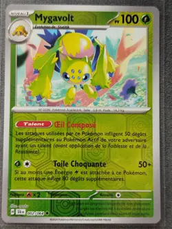 Carte POKEMON FR - EV06.5 Fable Nebuleuse 002/064 Mygavolt Reverse Neuf - Image 1