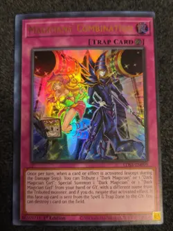Yugioh! Magicians' Combination LDS3-EN099 Gold Ultra Rare 1st Edition NM - Image 1