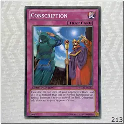 Conscription - WGRT-EN085 - Common Limited Edition Yugioh - Image 1