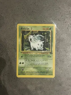 Card Pokemon Wizards 1996 Nidoran Edition Jungle 57/64 Near Mint PCA PSA - Image 1