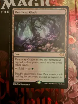 MTG Deathcap Glade Innistrad: Crimson Vow 261/277 Slightly Damaged - Image 1