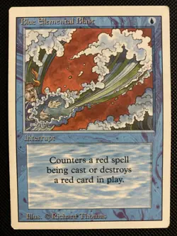English - MTG Blue Elemental Blast - Revised (3rd) Edition - Image 1