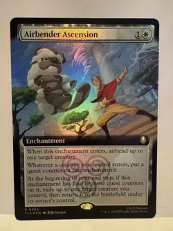 Airbender Ascension (Extended Art) - Foil - Avatar: TLA - NM - MTG Magic - 0364 - Image 1