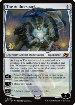 The Aetherspark -Foil Light Play MTG Promos: Prerelease Cards - Image 1