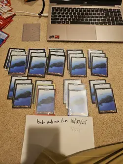 Lot Of 27 Unhinged Islands John Avon Art Non-foil Full Art Lands - Image 1