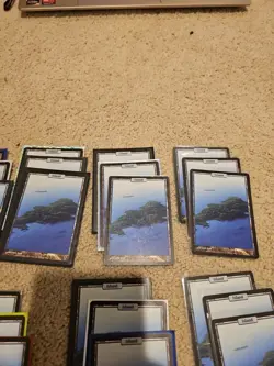 Lot Of 27 Unhinged Islands John Avon Art Non-foil Full Art Lands - Image 4