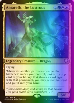 MTG Amareth, the Lustrous (266/794) Commander Legends LP FOIL - Image 1