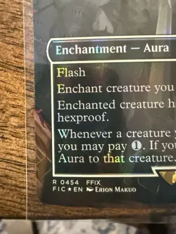 MTG Brilliant Wings [Foil] [Borderless] Final Fantasy FIC 0454 Rare Protection - Image 2