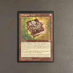 Mangara's Tome Artifact Rare Mirage 1996 Magic: The Gathering Card - Image 1
