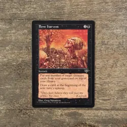 Bone Harvest NM Mirage 1996 Magic The Gathering Card MTG TCG - Image 1