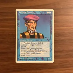 Prodigal Sorcerer NM 4th Edition 1995 Magic the Gathering MTG TCG - Image 1