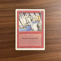 Stone Rain LP Revised Edition 1994 MTG Magic the Gathering TCG - Image 1