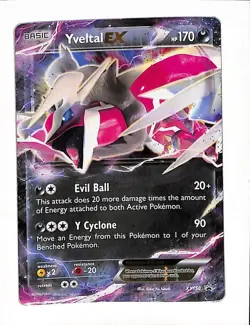Pokemon TCG Yvetal XY150 Black Star Promo Holo MP/HP - Image 1