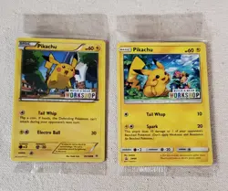 POKEMON 2016 2017 PIKACHU BUILD-A-BEAR WORKSHOP SET 20/108 & SM86 SEALED NM - Image 1