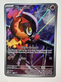 Pokemon TCG: Charcadet 022 - Black Star Promo - IR - Phantasmal Flames ETB -*NM* - Image 1