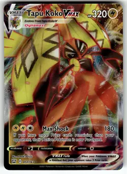 Tapu Koko VMAX 051/163 SWSH05: Battle Styles NM Pokemon Card TCG - Image 1