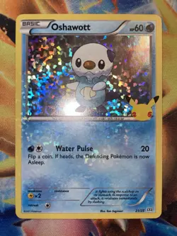 Oshawott - 21/25 - Mcdonald's 25th Anniversary Promo 2021 - Holo - Pokemon TCG - Image 1