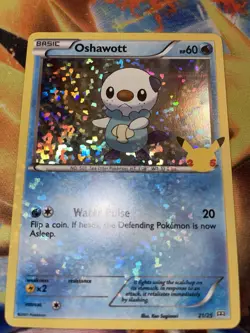 Oshawott - 21/25 - Mcdonald's 25th Anniversary Promo 2021 - Holo - Pokemon TCG - Image 2