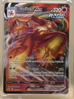 Blaziken VMAX 021/198 Ultra Rare Holo SWSH06: Chilling Reign NM Pokemon - Image 1
