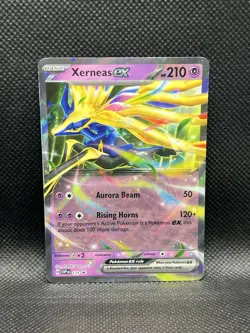 Xerneas ex 179 PROMO BLACK STAR HOLO Scarlet & Violet Pokemon English Foil TCG - Image 3