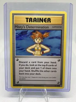 Misty's Determination 80/108 Pokemon TCG Evolutions NM Condition - Image 1